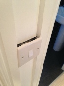 A typical defect in a Taylor Wimpey new home