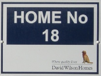 David Wilson Homes Plot Board 